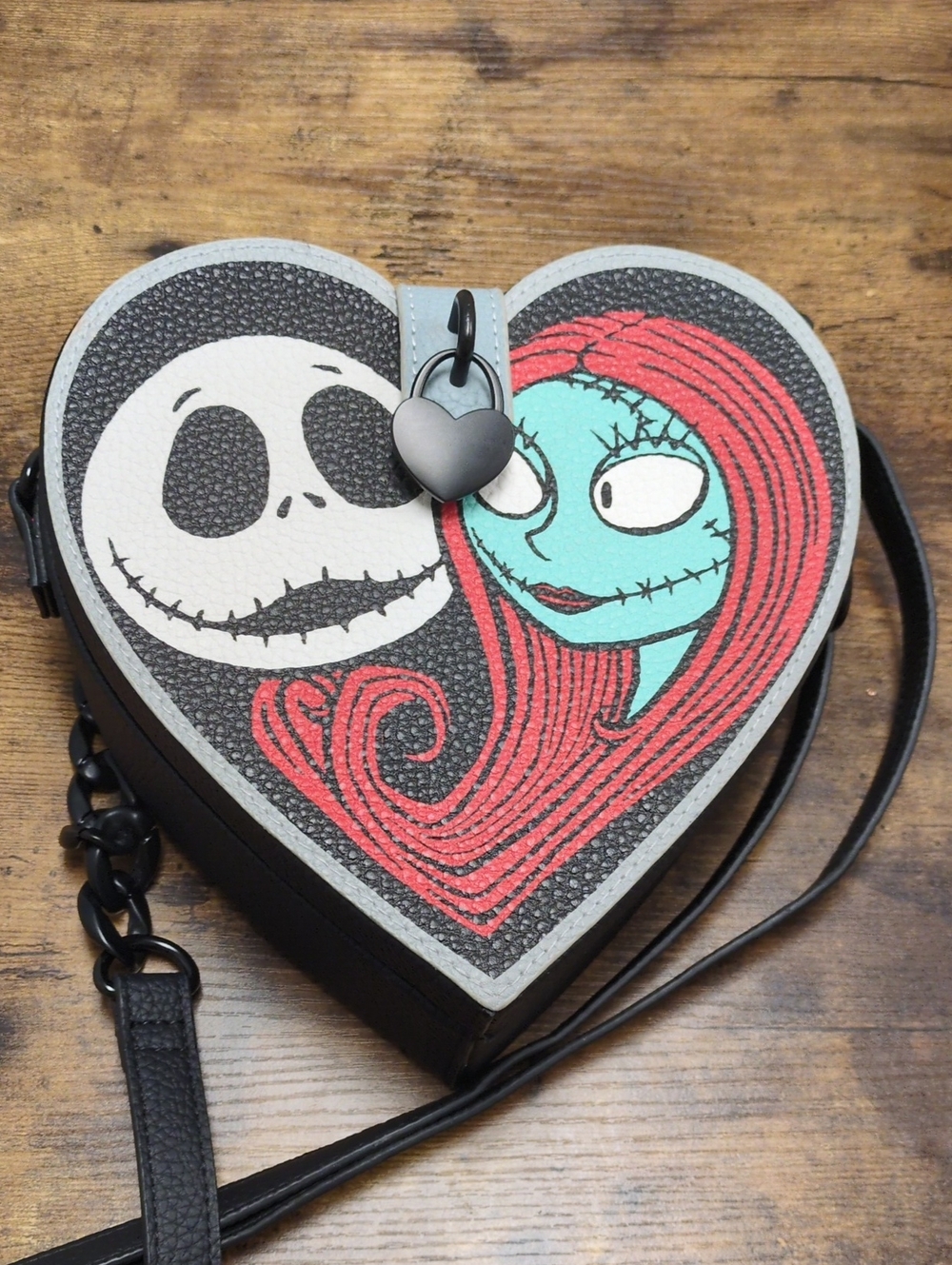 Disney Parks The Nightmare Before Christmas Jack and Sally Forever Heart Cro